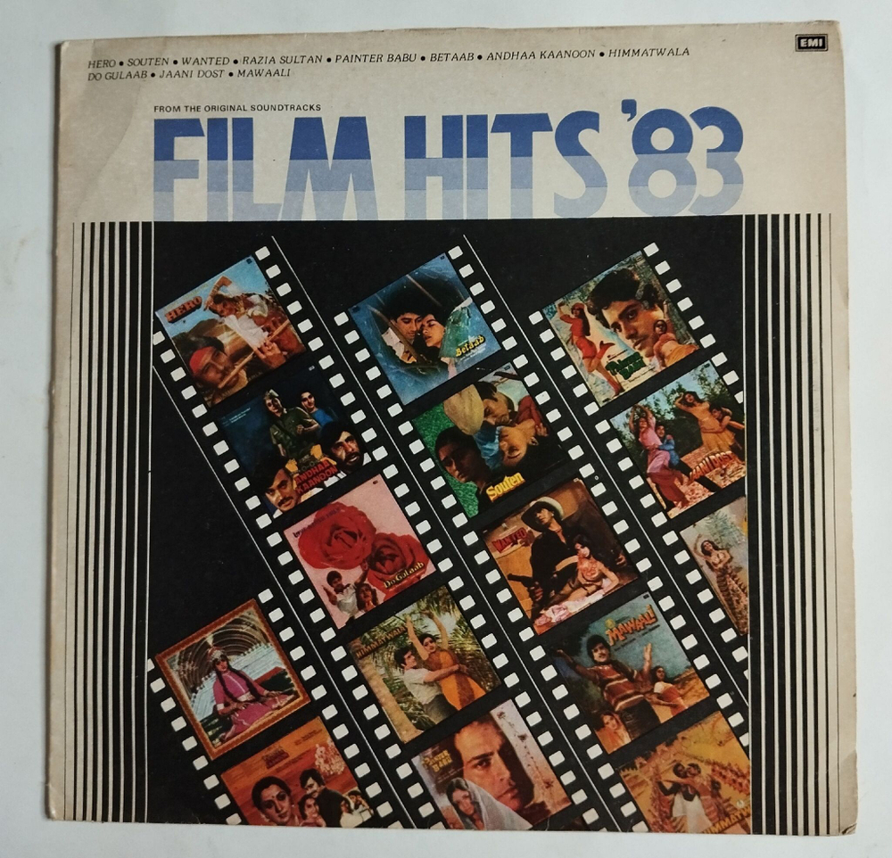 Винтажная виниловая пластинка LP Хиты Индийских Фильмов Film Hits 83 (Индия 1984)