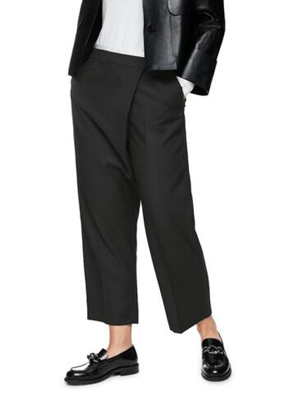 Marc Cain Брюки с добавлением шерсти в стиле деконструкция