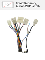 Переходная рамка 10" и комплект проводов для TOYOTA Camry, Aurion 2011-2014