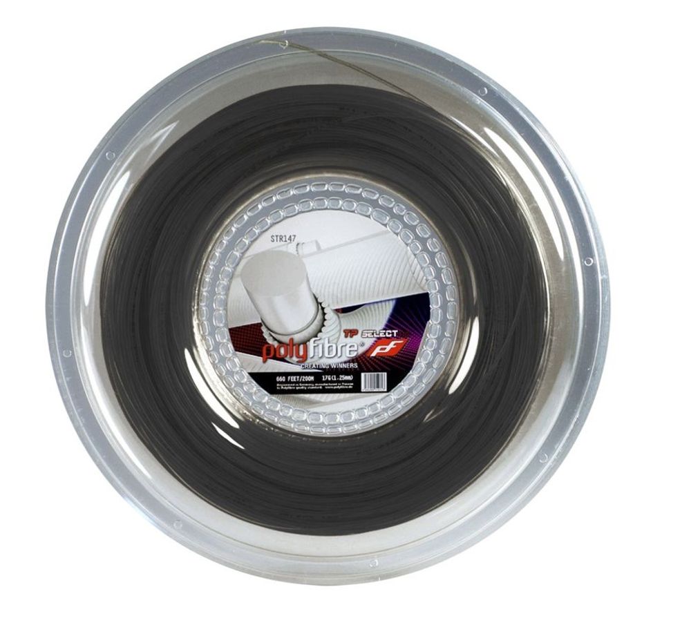 Теннисные струны Polyfibre TP Select (200 м) - черные