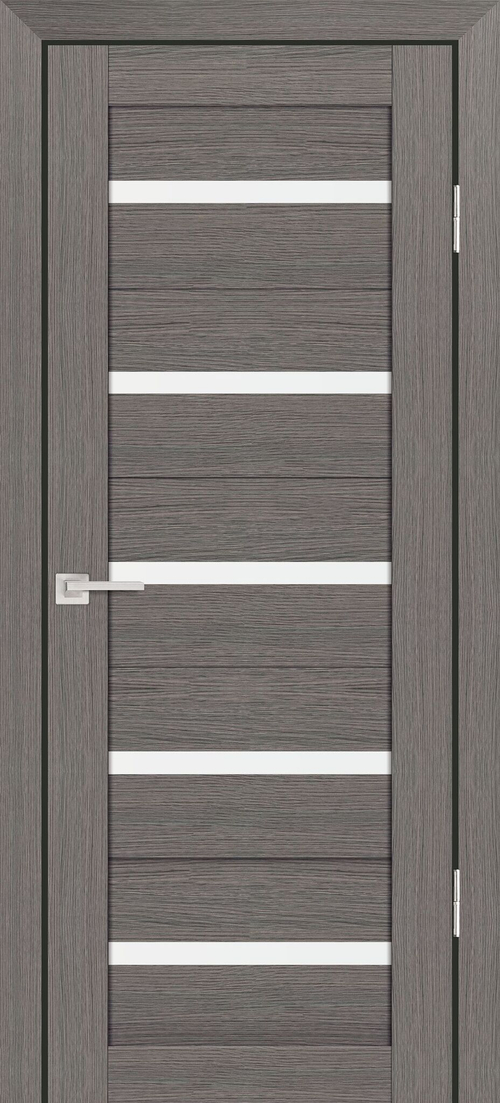 Дверь PS-07 / Цвет Грей Мелинга / белый сатинат / Двери PROFILO PORTE