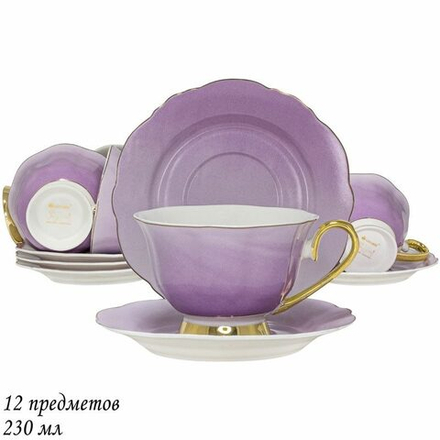 Lenardi 122-017 Чайный набор 12пр. 230 мл в под.уп.(х6)Фарфор
