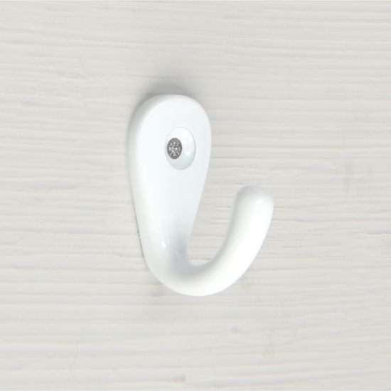 Крючок-вешалка №47 белый