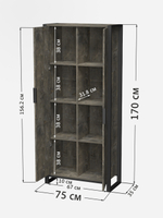 Шкаф для одежды DENDI loft