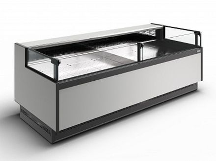 Гастрономическая витрина Carboma BAVARIA 4 GC110 SM 2,0-2 открытая (версия 2.0) (без боковин)