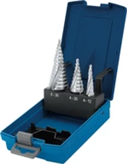 Набор ступенчатых сверл со спиралью (2 зубца) Karnasch, арт. 20.1492