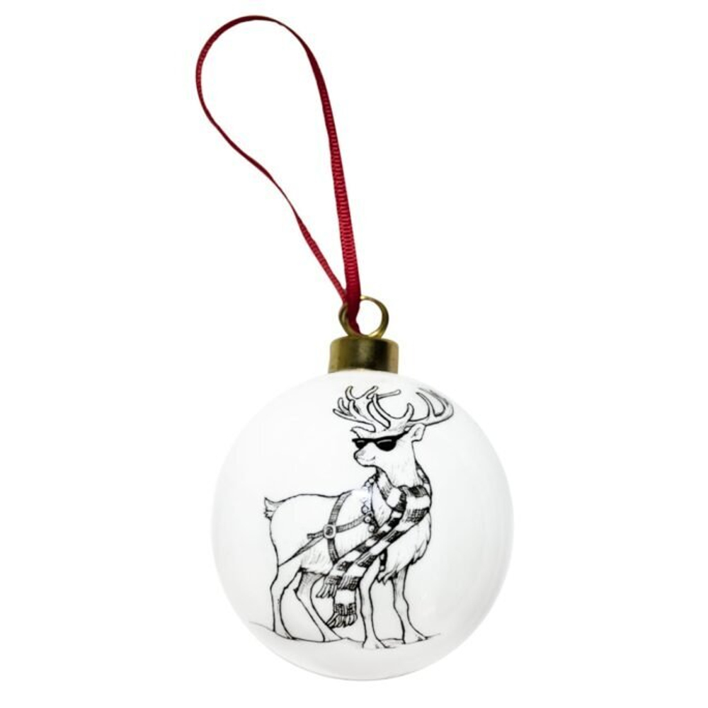 Шарик новогодний 8см Rory Dobner Rafferty Reindeer