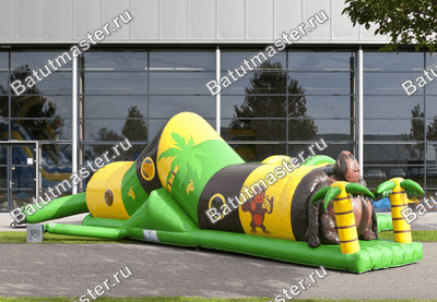 Коммерческий надувной батут "Тоннель обезьяна"