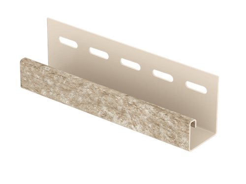 J-планка Стоун-хаус Кварцит Светло бежевый