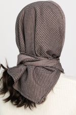 Косынка с отворотом (коричневое зернышко) КО17-23М LT Collection