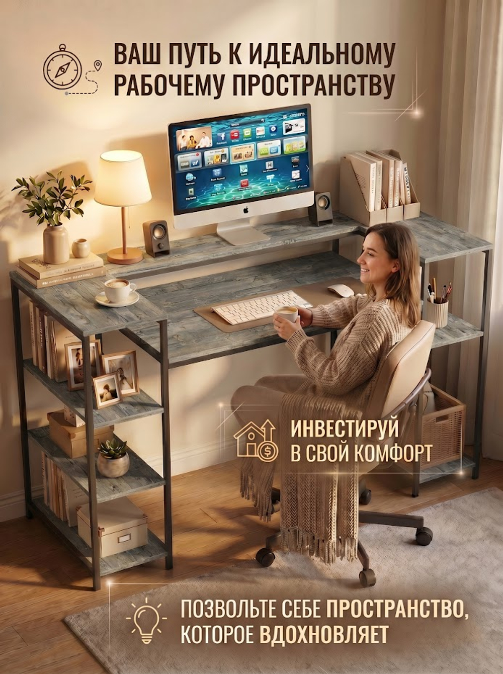 Стол письменный Касли