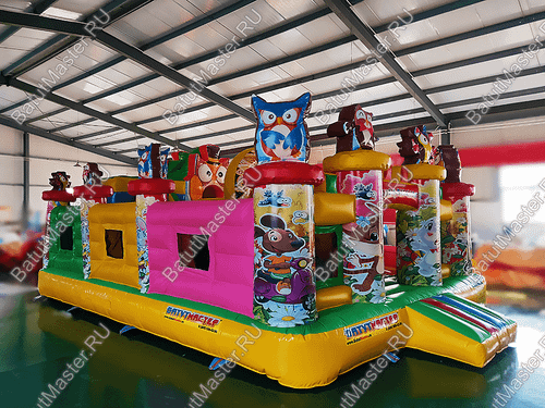 Надувной батут "В гостях у совы", 7*5*3 м