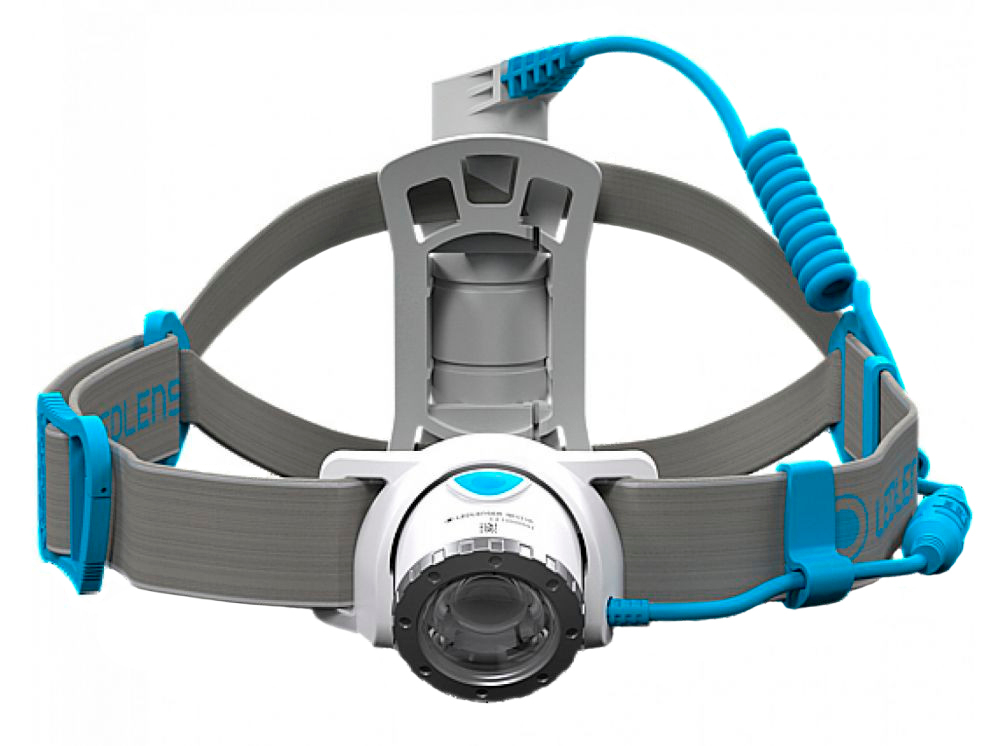 Фонарь светодиодный налобный LED Lenser NEO10R синий, 600 лм., аккумулятор