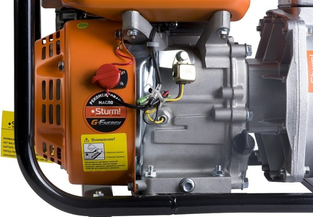 Мотопомпа бензиновая Sturm BP8761 для слабозагрязненной воды