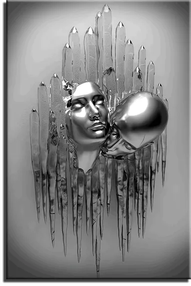 Постер "Металлические влюбленные"