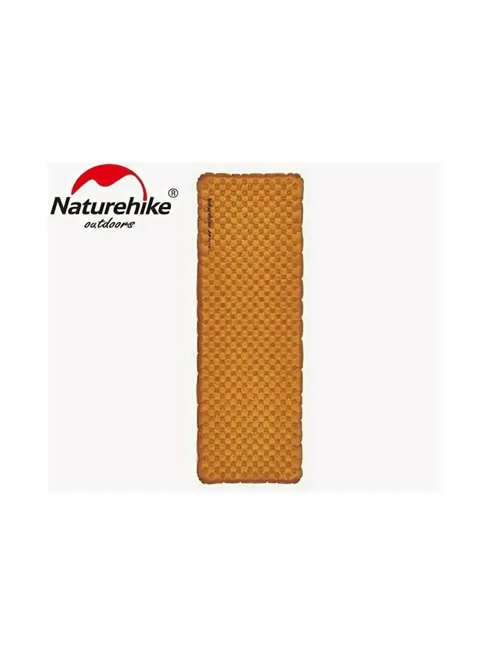 Коврик надувной Naturehike 196х64х8 см, оранжевый