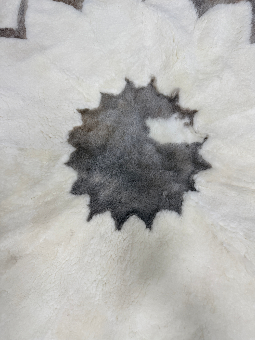 Ковер шкура натуральная овчина меховой