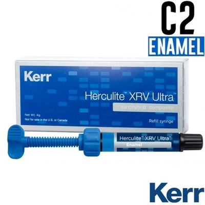 Herculite XRV Ultra Enamel C2, шприц 4гр, наногибридный композит