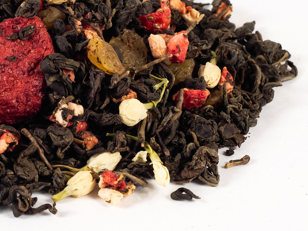 7725D Чай зеленый ароматизированный ЭЛИТНАЯ коллекция "Дыхание августа"