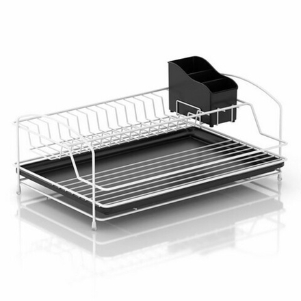 Сушилка двухъярусная для посуды 32х49х20 см SIMPLE Tekno-Tel KB008W
