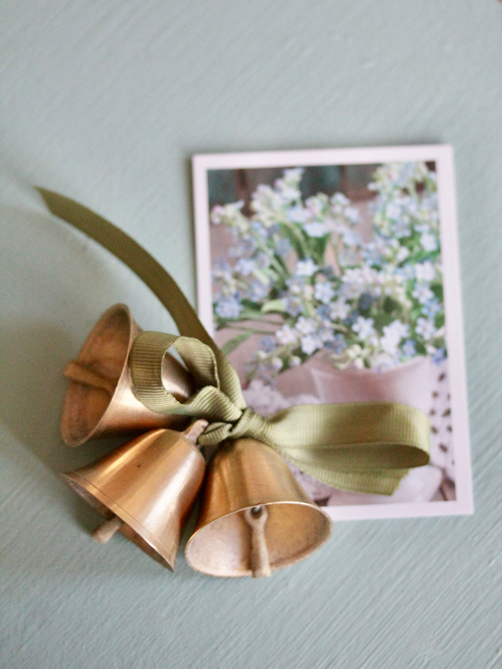 Колокольчик латунный 40 * 40 мм (набор 3 штуки)