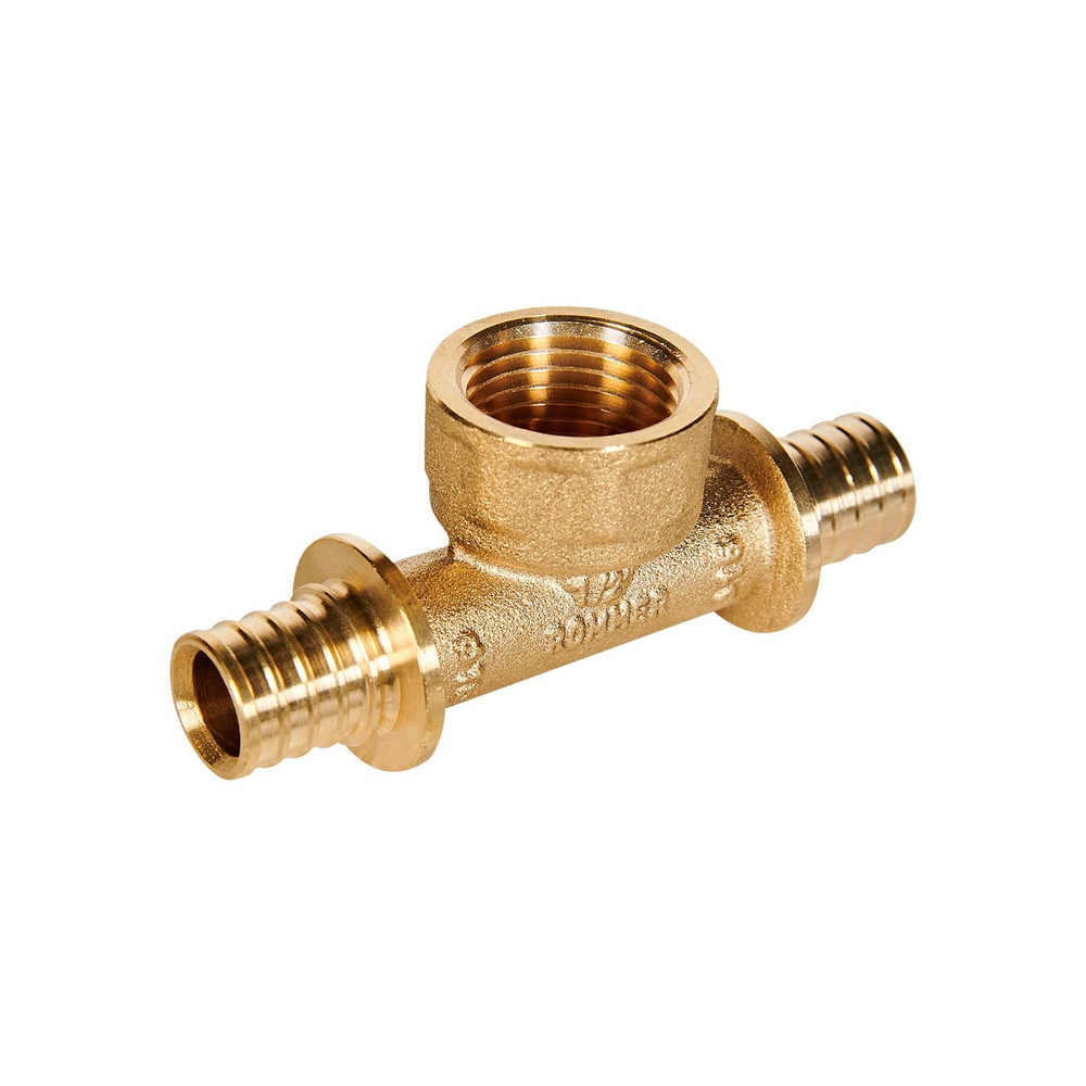 Тройник с переходом на внутреннюю резьбу ROMMER - 16 x 1/2" (для труб из сшитого полиэтилена)