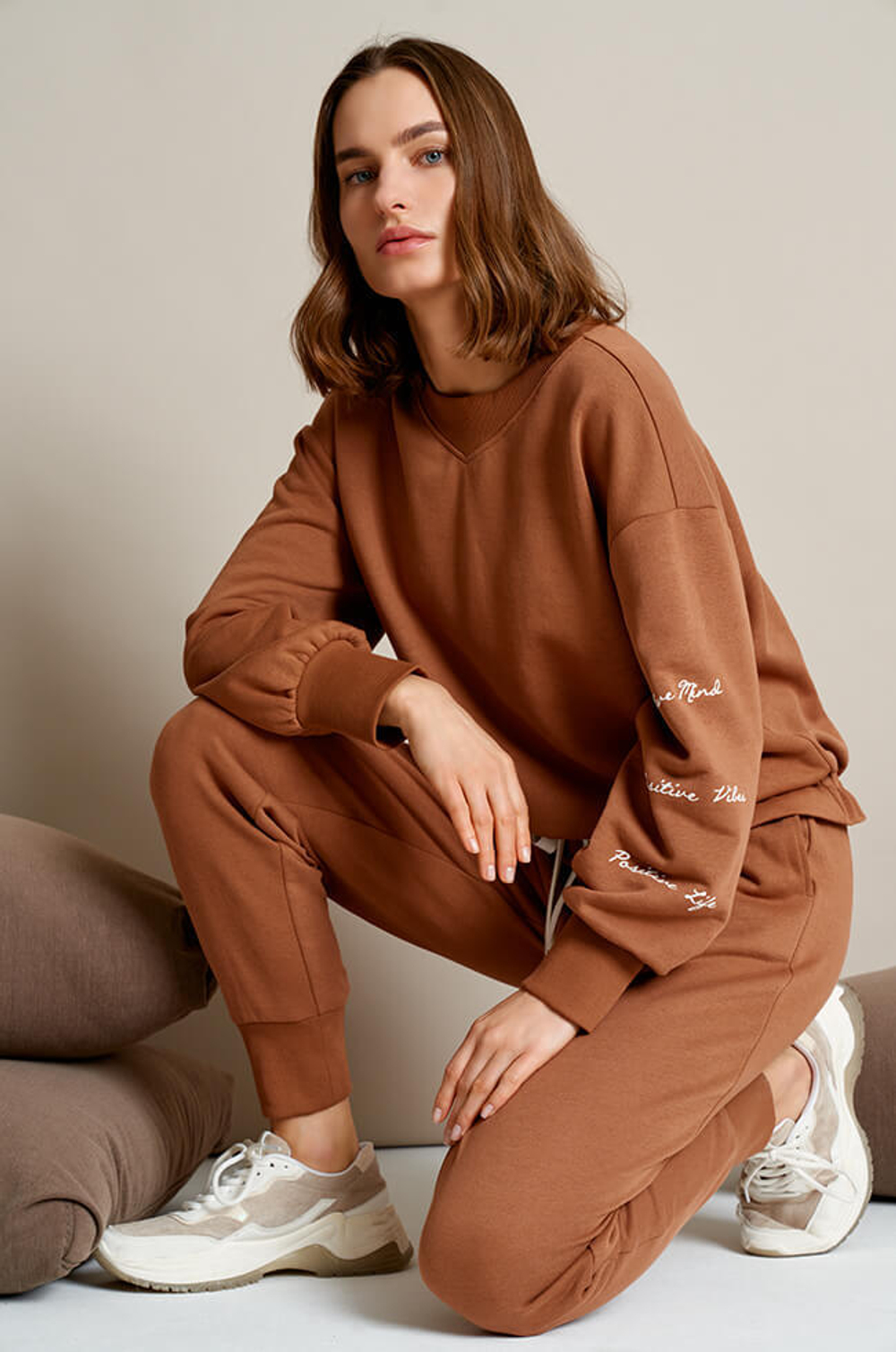 22580 Джемпер женский (корица)