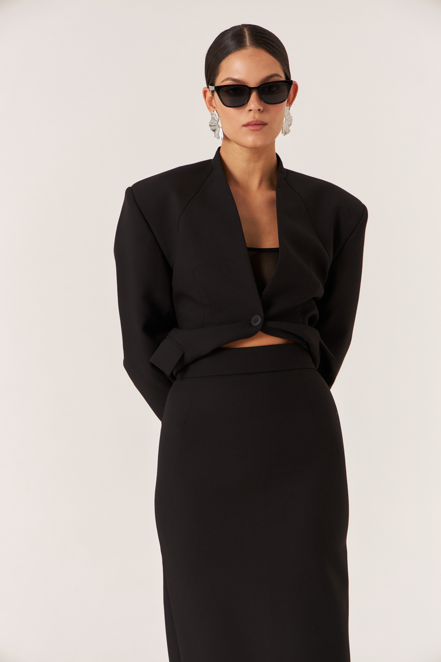 Юбка облегающая