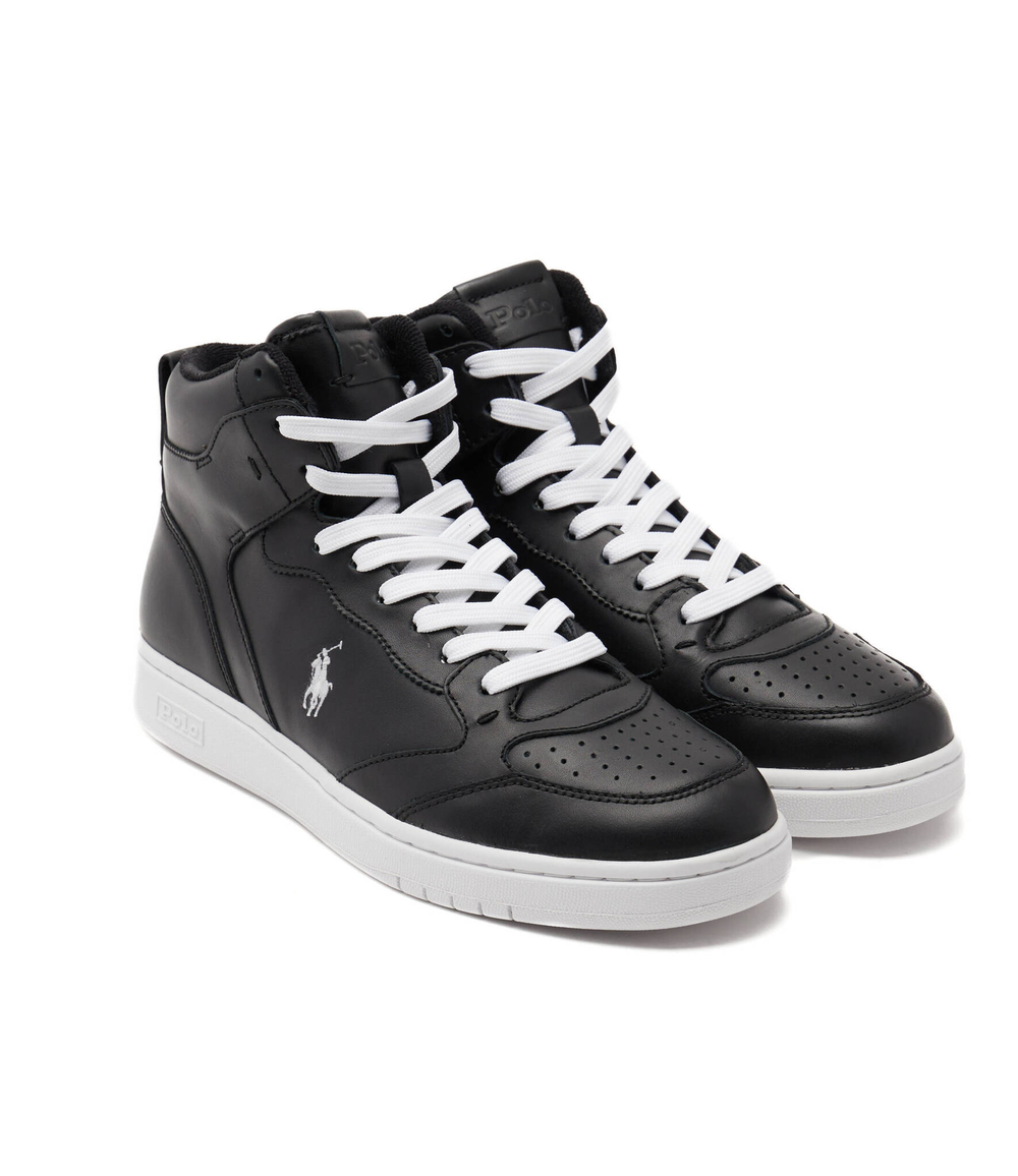 Кожаные кроссовки POLO RALPH LAUREN - черный(809877680)