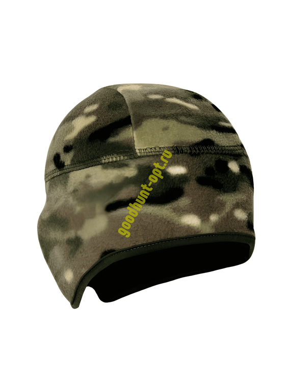 Тактическая военная флисовая шапка с ушами Мультикам