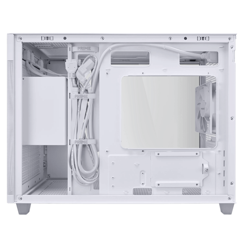 Корпус ASUS Prime AP201 TG WHITE mATX/mITX Белый 90DC00G3-B39010