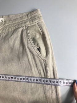 Брюки Sela льняные, маркировка 42, визуально на 44 размер