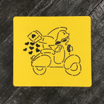 Ежик №2 на мотоцикле