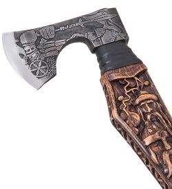 Секира Родослава TP-54 Топор большой с объемной резьбой «Рюрик»