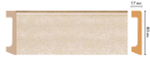 Плинтус DECOMASTER D235-18D/20 (80*17*2400 мм)