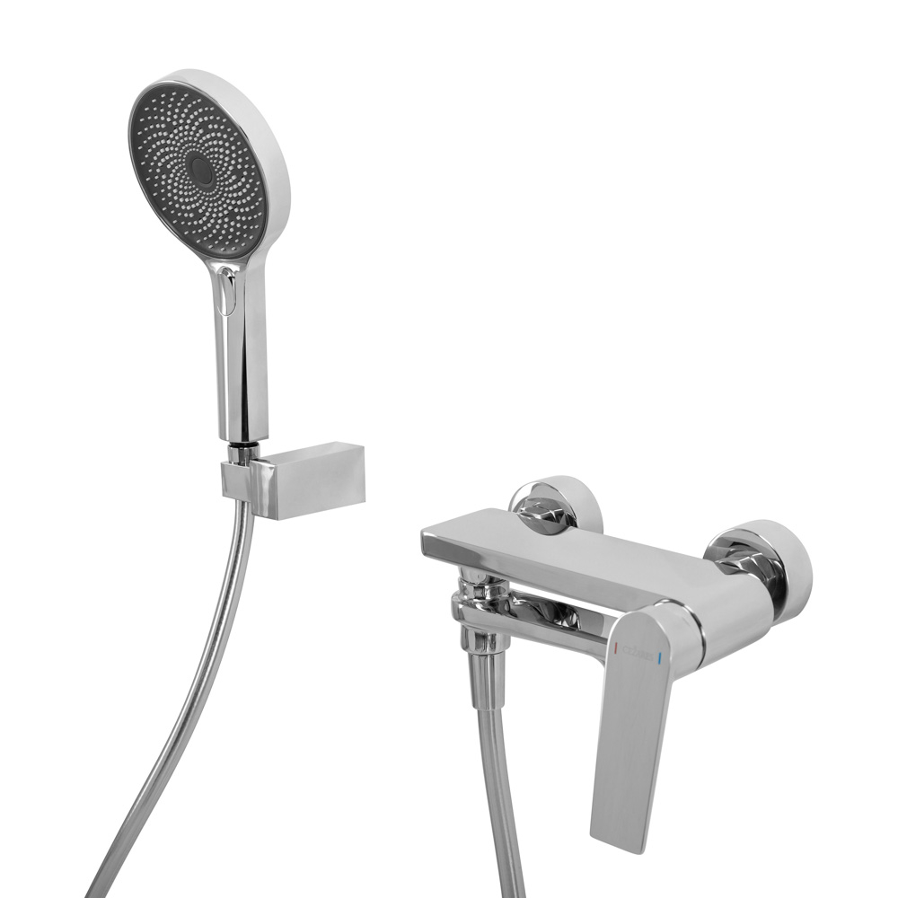 Смеситель CEZARES COMFORT-VD-01 для ванны и душа с поворотным изливом, ручным душем, шлангом и держателем