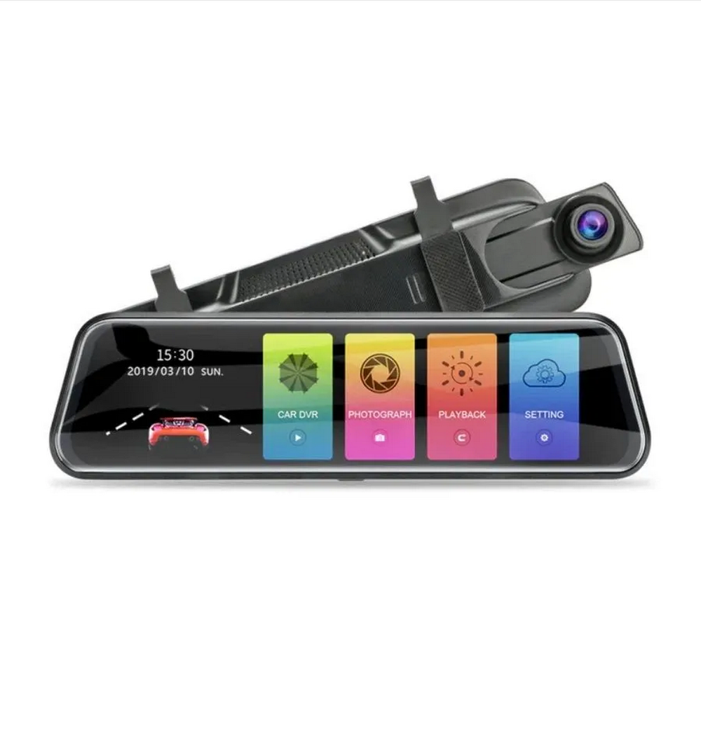 Видеорегистратор в зеркале с двумя камерами Wi-Fi LESA T17F-wi-fi