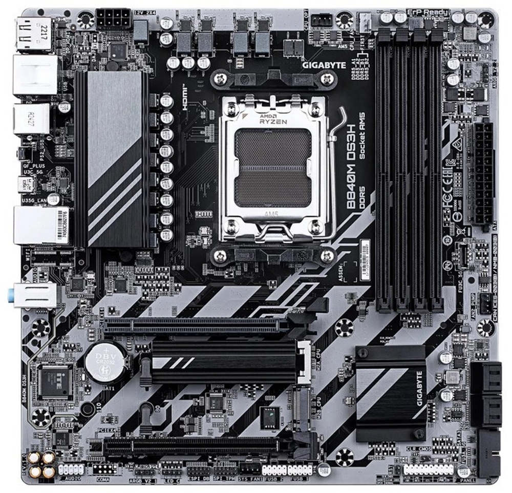 Материнская плата GIGABYTE B840M DS3H