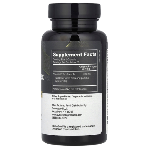 Sunergetic, Annatto Max DeltaGold®, 300 мг, 60 жидких капсул