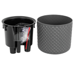 Кашпо ФАСЕТ 2л D150мм H=140мм вставка и автополив, с индикатором уровня воды