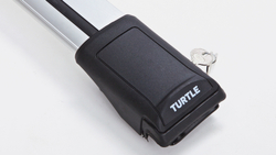 Багажник Turtle Shark на крышу для KIA SPORTAGE 2004-2010 (На обычные рейлинги),серебристый, арт.17.TURSH.02.04.A1.S