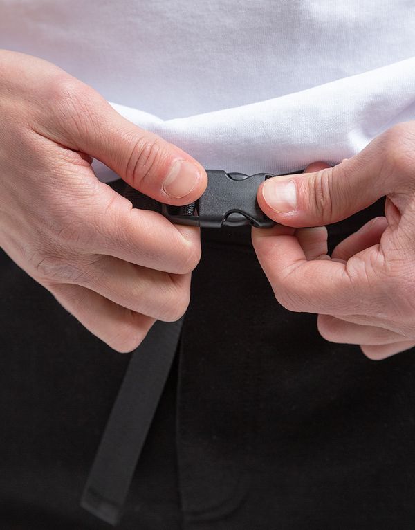 Спортивные Штаны We Don’t Care Nylon Trim Cargo Sweatpants Black - фото 6