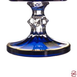 Конфетница на ножке Синяя AS Crystal 16 см (1шт)