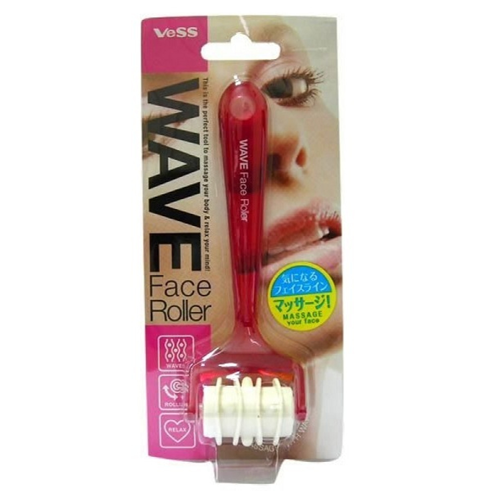 Массажер для лица роликовый Vess Wave Face Roller