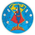 Набор бумажных тарелок 6шт d-18см «Superman»