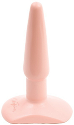 Телесная анальная пробка SMALL