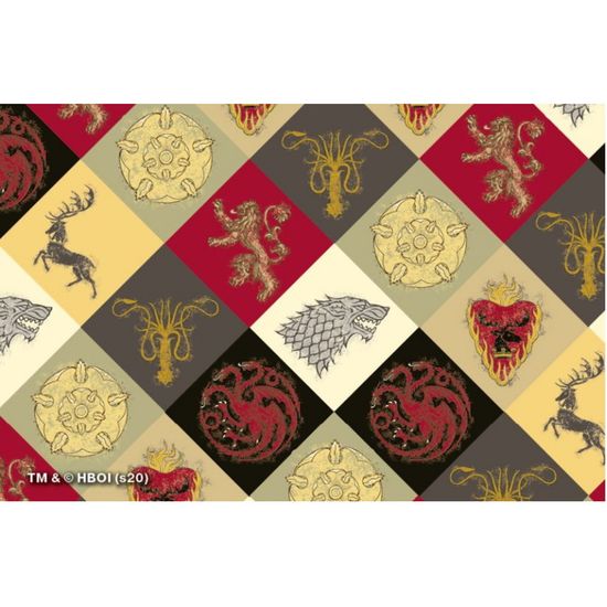 Э.ИгрПрест.Кардхолдер.Гербы домов(215х65 мм)