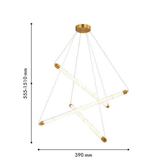 Подвесной светодиодный светильник Favourite Banche 4558-3P
