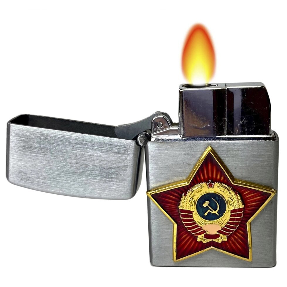 Откидная зажигалка "Советский Союз"