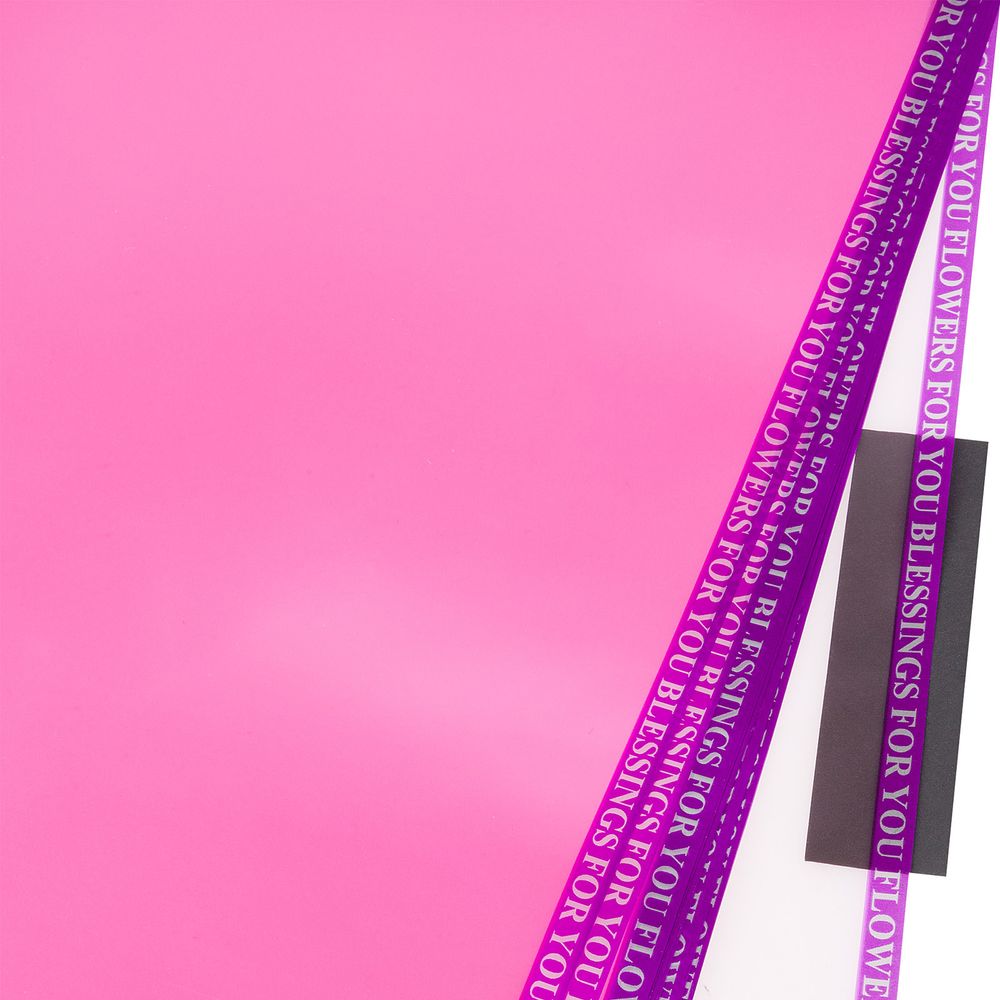 ЛИСТ глянцевая 57x57см (20шт) окантовка полоса СИРЕНЕВЫЙ